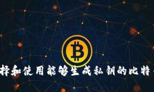如何选择和使用能够生成私钥的比特币钱包？