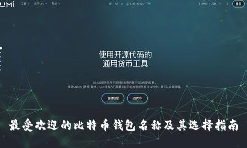 最受欢迎的比特币钱包名称及其选择指南