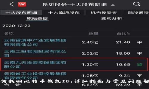 如何找回比特币钱包ID：详细指南与常见问题解析
