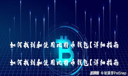 如何找到和使用比特币钱包？详细指南

如何找到和使用比特币钱包？详细指南