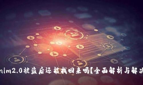 Tokenim2.0被盗后还能找回来吗？全面解析与解决方案